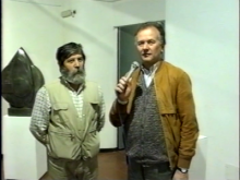 Intervista TV per mostra di Arona